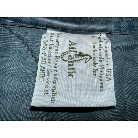 VTG Atlantic Suitcase Tapestry Green Floral Wheeled Rolling Wardrobe Rare USA - Picture 15 of 16